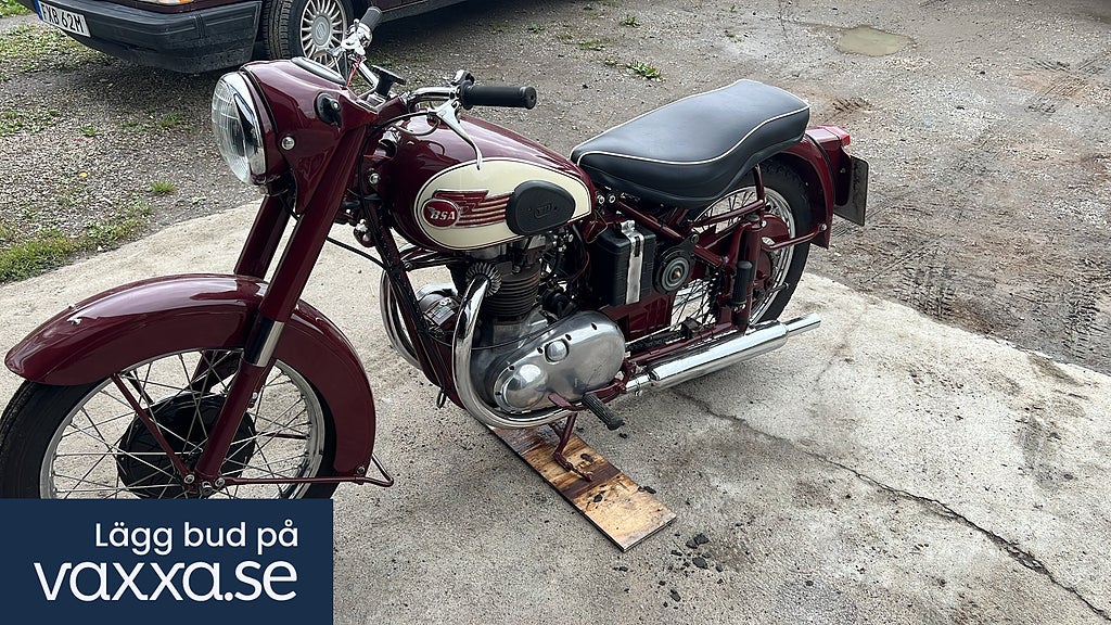 BSA BSA 500 A7 Deluxe Årmodell 1953