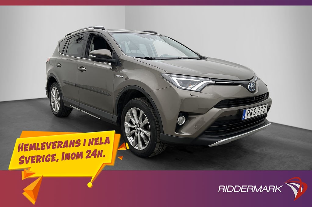 Toyota RAV4 Hybrid 2.5 AWD Executive Pano 360° Skinn M-Värm