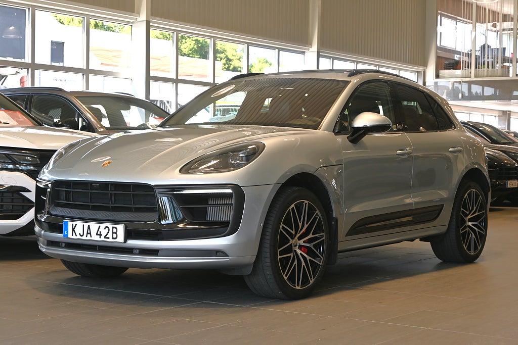 Porsche Macan S PDK 380hk Pano Värmare Drag BOSE 18väg