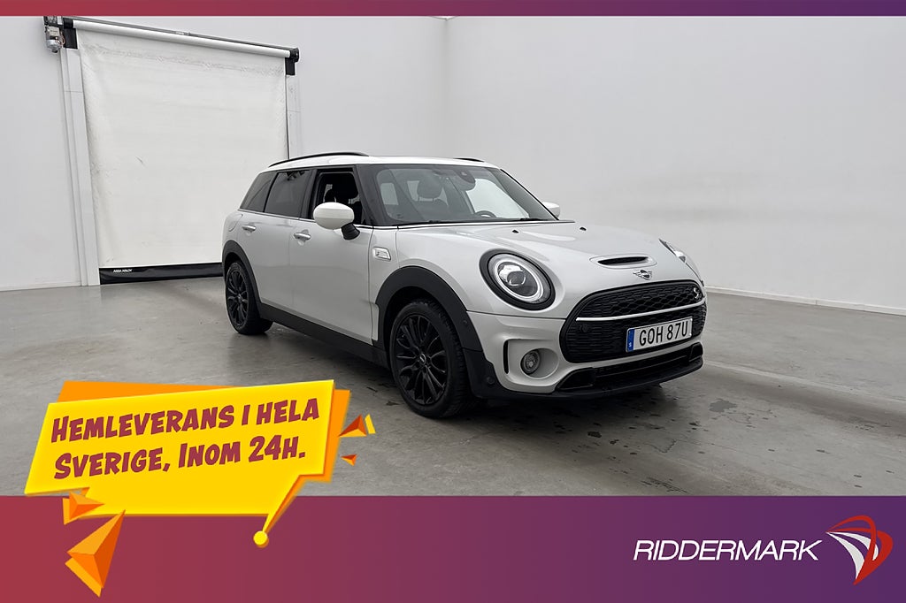 MINI Clubman S ALL4 Värmare Pano H/K Skinn Drag Navi CarPlay