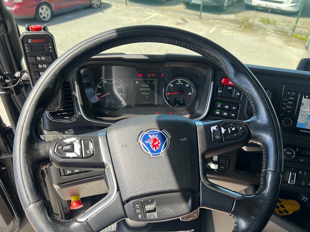 Scania G450 6x2*4 XT Lastväxlare, Fullt Plogutrustad