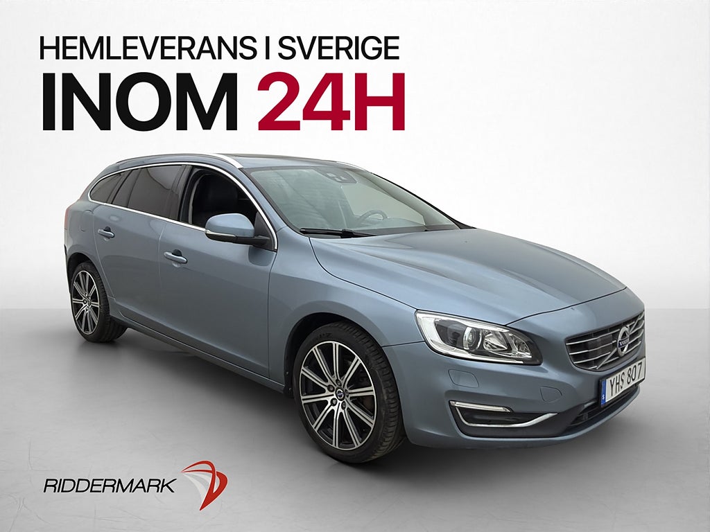 Volvo V60 D3 Summum Taklucka VOC Värmare Kamera Skinn Drag