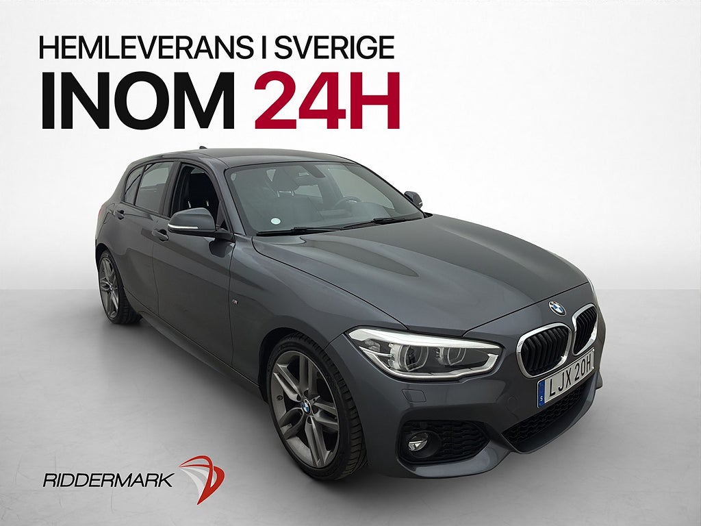 BMW 120i 184hk M-Sport Läder P-Sensor Keyless-Go Farthållare