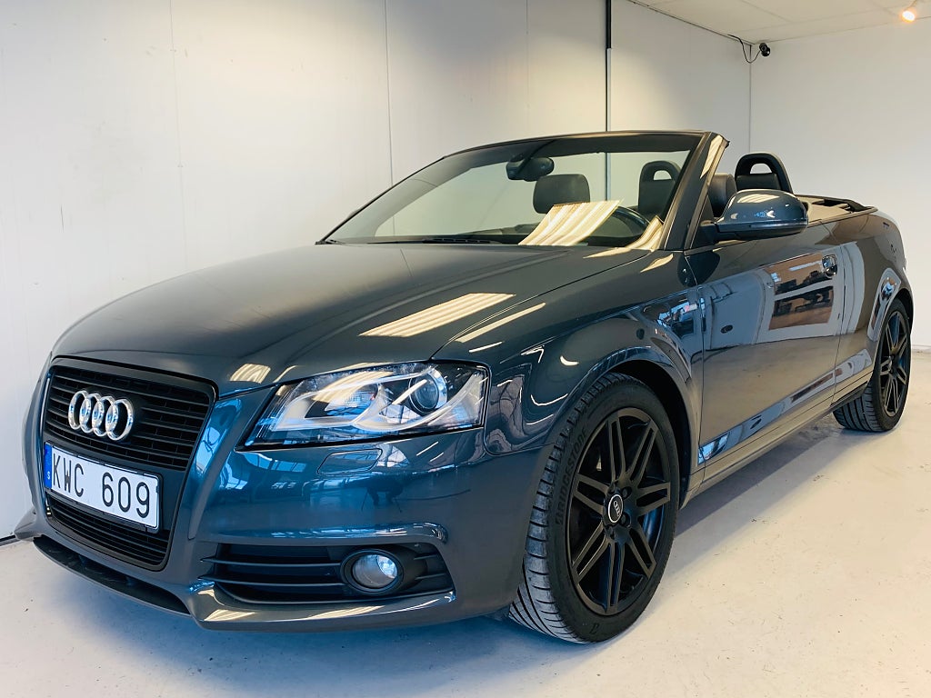 Audi A3 Cabriolet 1.8 TFSI S-Line RS Ratt  Euro 5 Nybesiktad