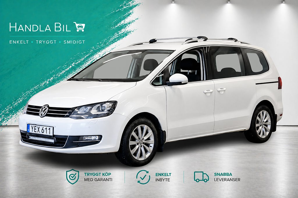 Volkswagen Sharan 2.0 TDI 4M GT 7-sits D-Värm Drag SoV 1698kr/mån