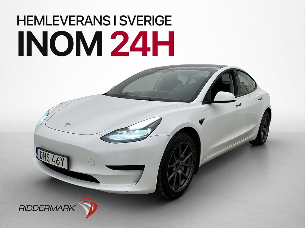 Tesla Model 3 Standard Range Plus Autopilot Svensksåld