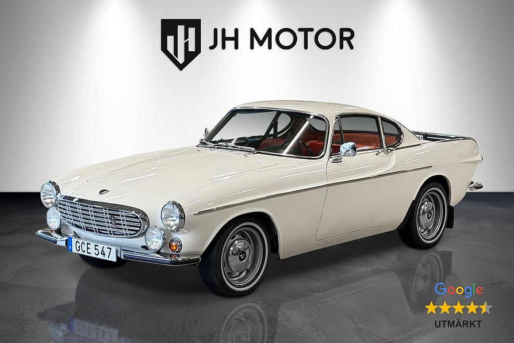 Volvo P1800 S Coupe -69 Sv-såld California Vit
