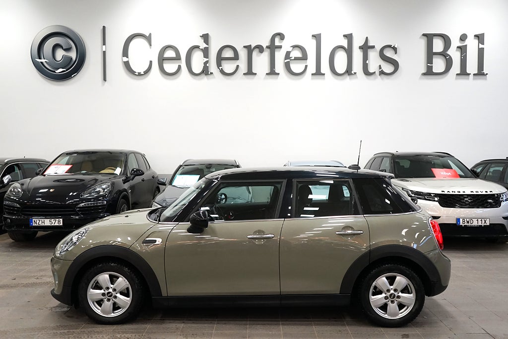MINI Cooper 5D 1,5 136hk Automat Pepper Fullservad SoV-hjul Euro 6