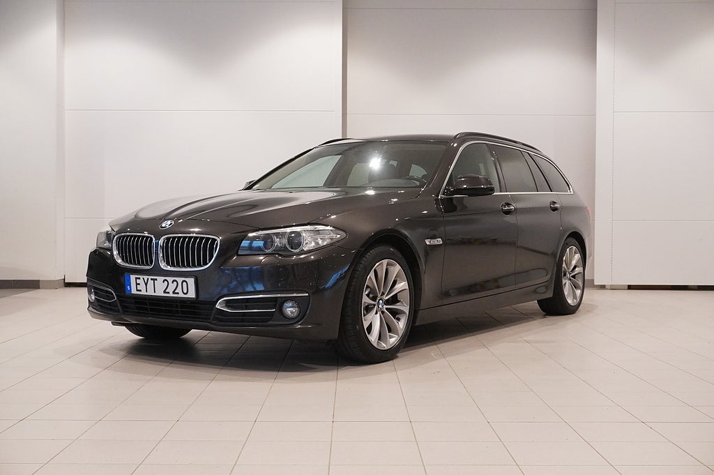 BMW 520 d xDrive Touring 3,65% ränta Luxuryline Drag Läder HiFi