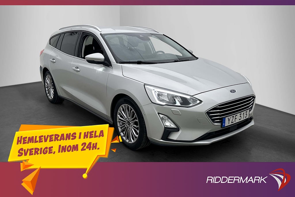 Ford Focus 1.0 125hk Dragkrok Kamera Rattvärme Adaptiv