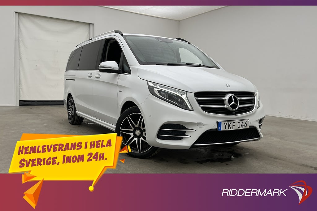 Mercedes-Benz V 250 d AMG Avantgarde Värmare Drag Skinn 360°