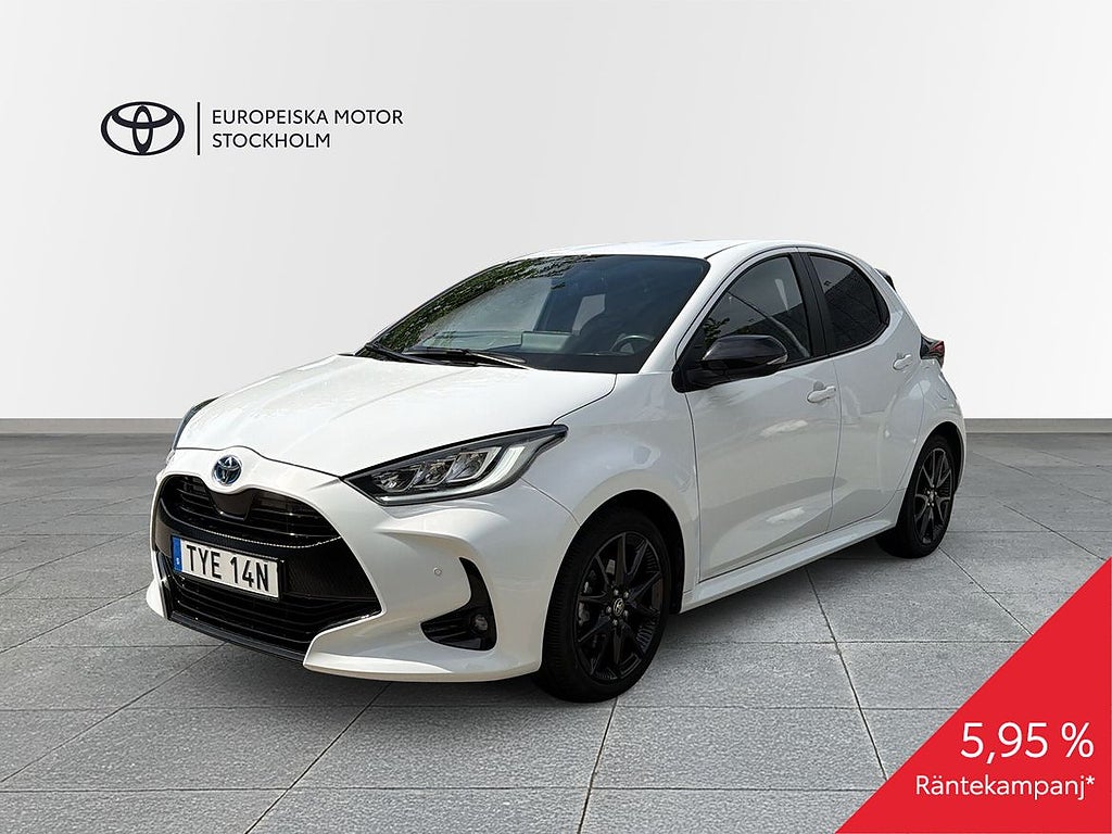 Toyota Yaris 1,5 HYBRID STYLE JBL SÄKERHETSPKT - V-HJUL