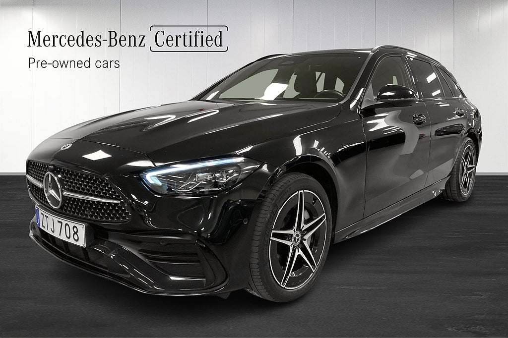 Mercedes-Benz C 300 T e AMG Nightpaket Värmare Carplay
