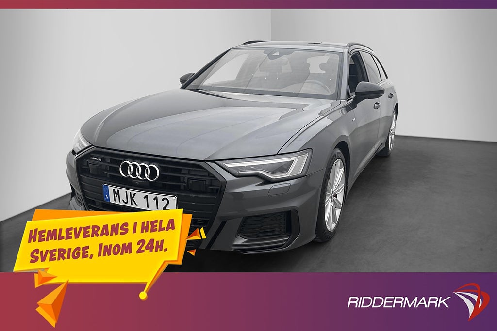Audi A6 55 TFSI e Q S Line Cockpit Matrix 360° Navi Sensorer