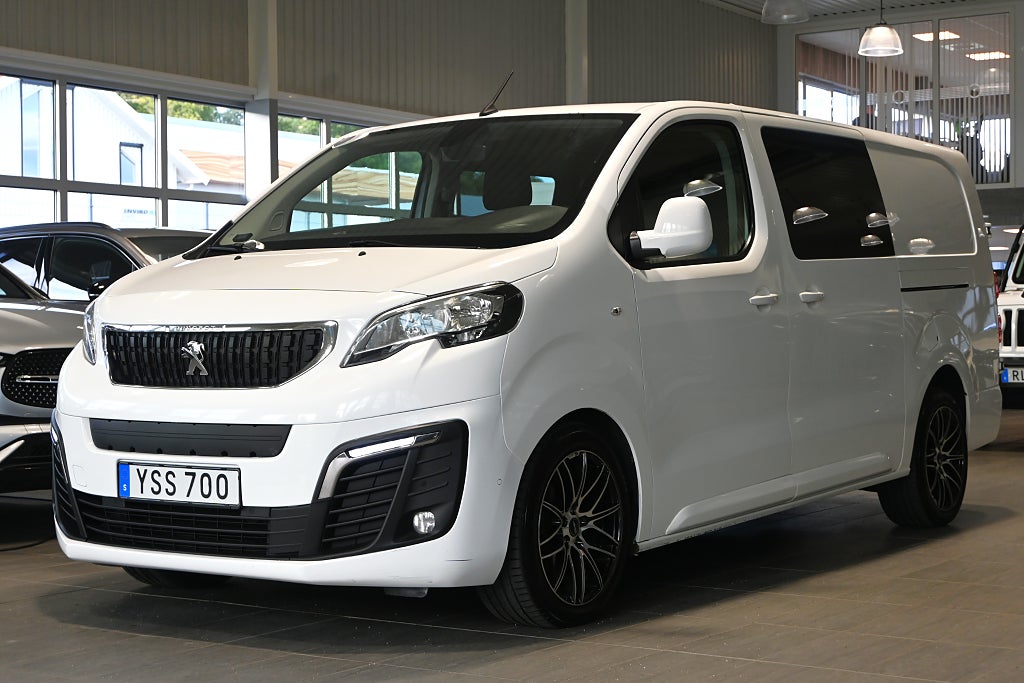 Peugeot Expert CrewVan 2.0 BlueHDi 180 EAT L3 5-sits CREW Pro +