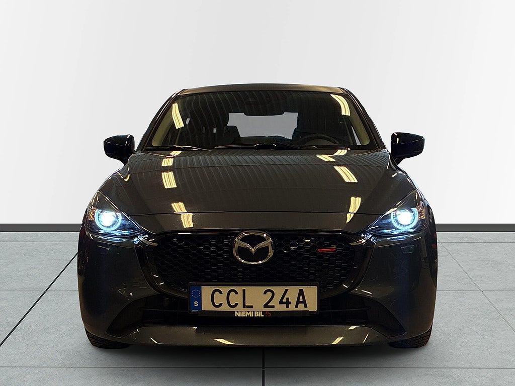 Mazda 2 1.5 SKYACTIV Sov-däck/Kamera/Mok-värm/Navi/P-sens