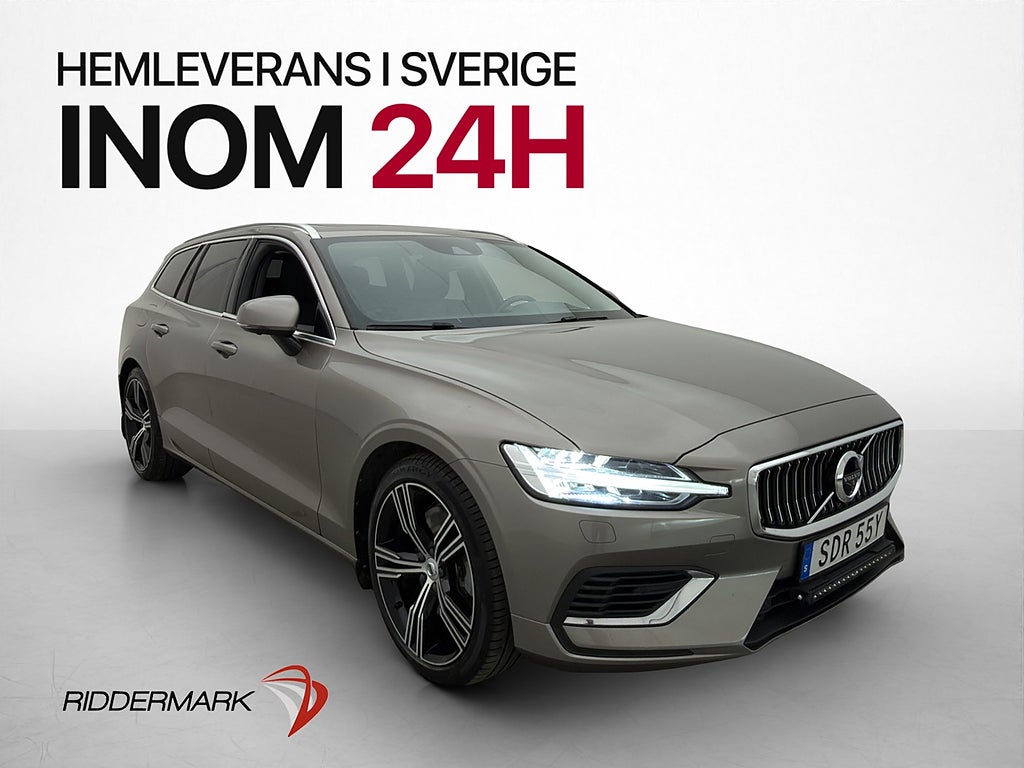 Volvo V60 T6 AWD Inscription Värm Drag Pano H/K 360° Skinn