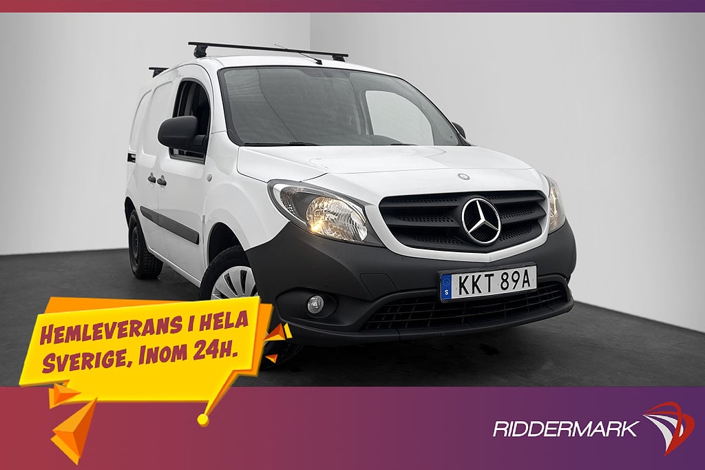 Mercedes-Benz Citan 109 Ny-Kamrem Drag 3-Sits Takräcke Moms
