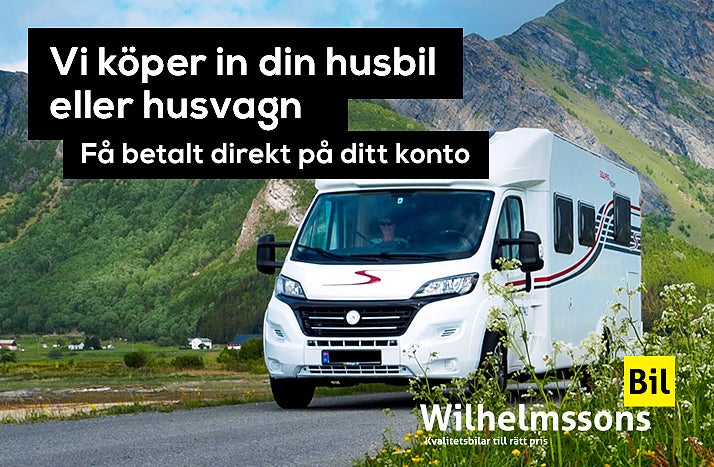 Övriga Alla märken Vi köper in husvagnar och husbilar.