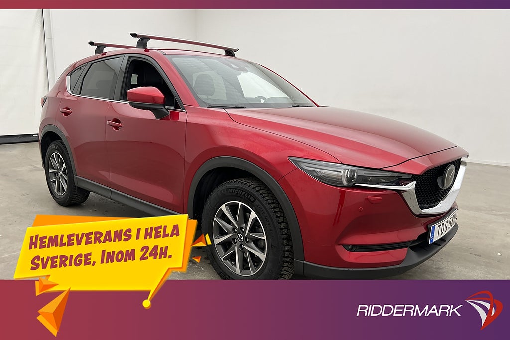 Mazda CX-5 2.5 194hk AWD Värm Skinn HUD BOSE 360° Drag Navi