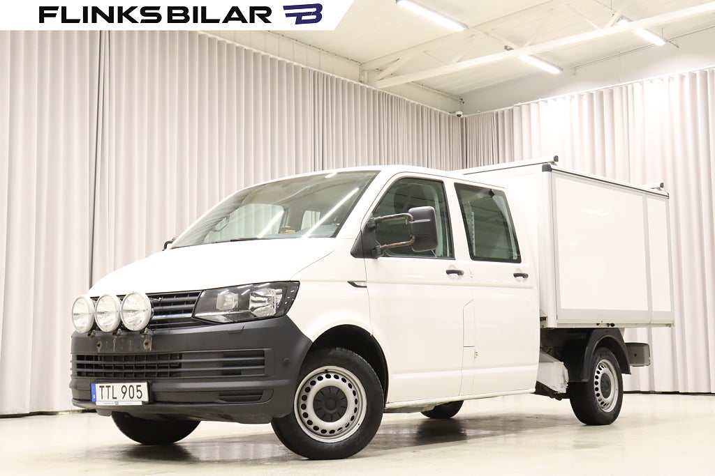 Volkswagen Transporter 4M 150HK Dubbelhytt Servicebil SeUtr!