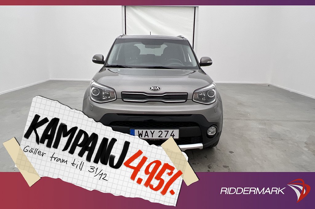 Kia Soul 1.6 GDI 132hk Värmare Kamera Nav 4,95% Ränta