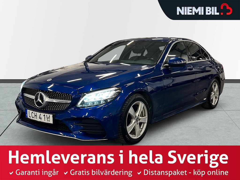 Mercedes-Benz C 200 d 9G-Tronic AMG Line S&V-Hjul/Dvärm/Navi