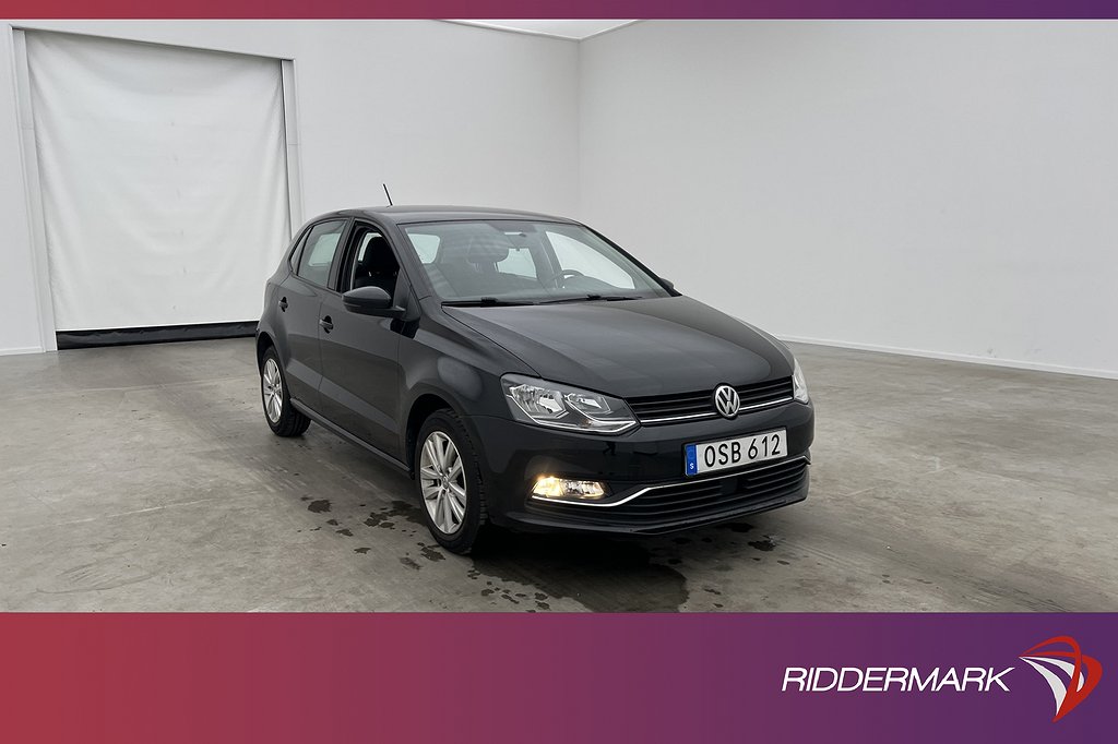 Volkswagen Polo 1.2 TSI 90hk Comfortline 0,47L/Mil Låg Skatt