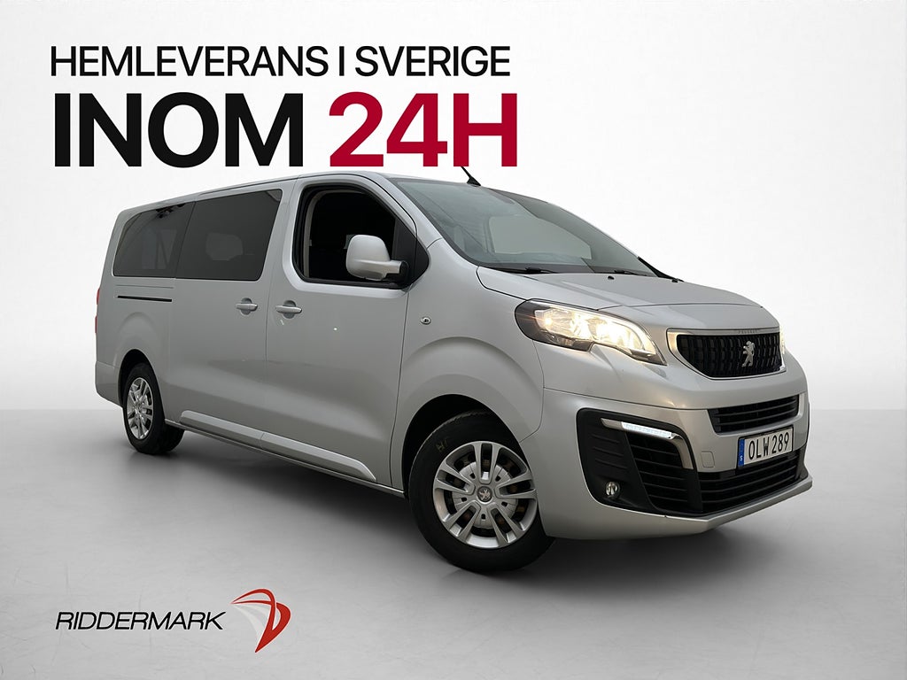 Peugeot Expert ExtraLång Ny-Kamrem B-Kamera Drag 9-Sits Moms