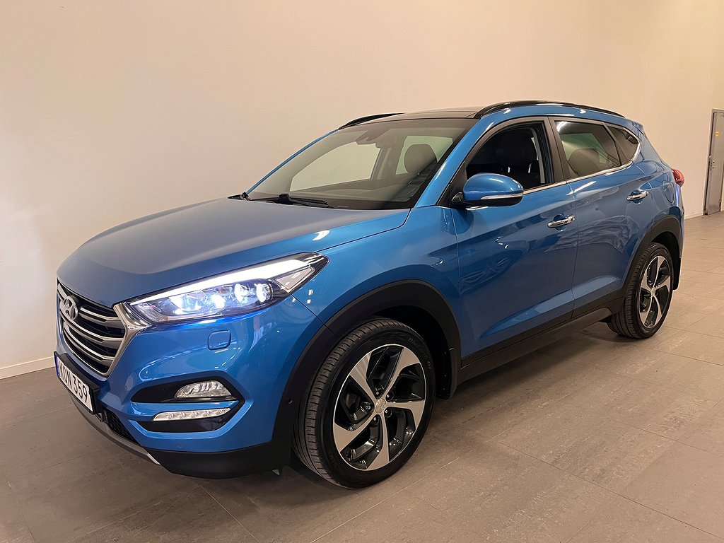 Hyundai Tucson 2.0 CRDi 4WD Premium Euro 6 Pano, nyservad