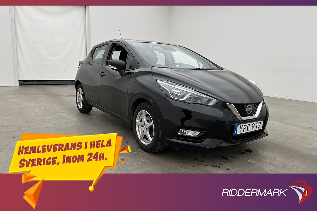 Nissan Micra 1.0 71hk Lane Assist Låg Skatt  0,46L/mil