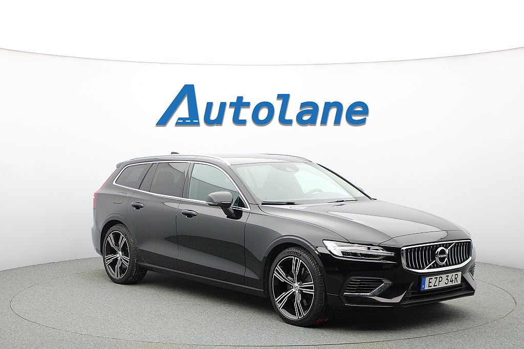Volvo V60 Recharge T6 AWD B-kamera, Skinn, Orrefors, Minne 340hk