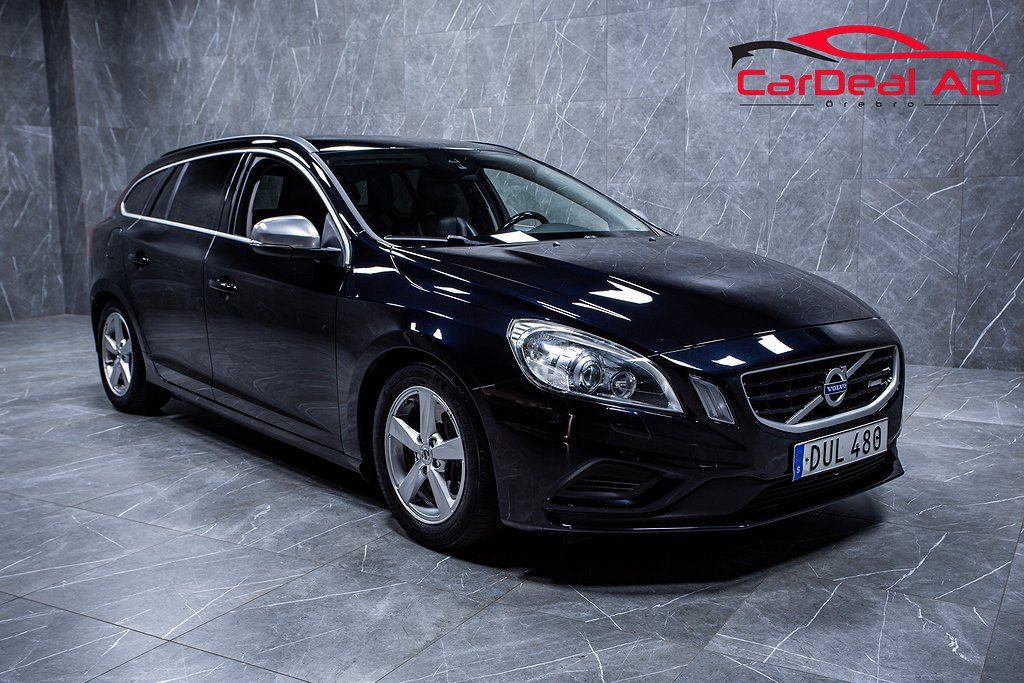 Volvo V60 D4 AWD 163HK R-Design D-värmare Skinn VOC 