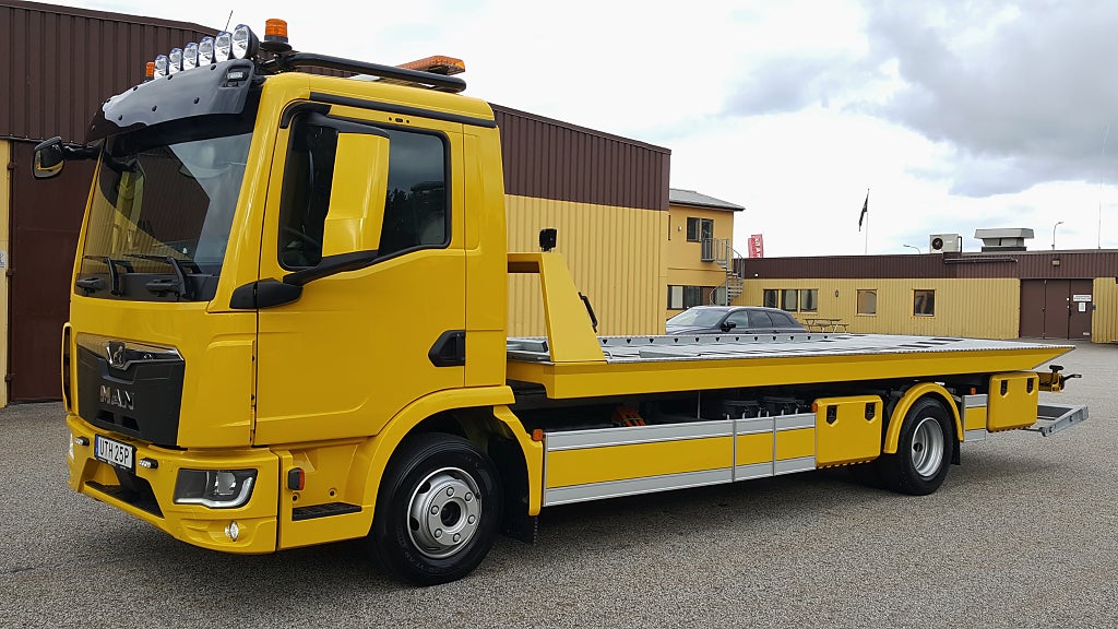 MAN TGL 12.250 Automat Flakbärgare Bärgningsbil 