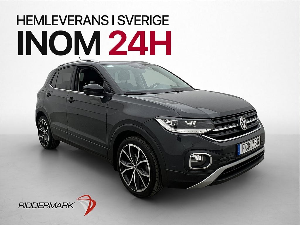 Volkswagen T-CROSS 1.0 TSI 116hk Bluetooth P-Sensorer