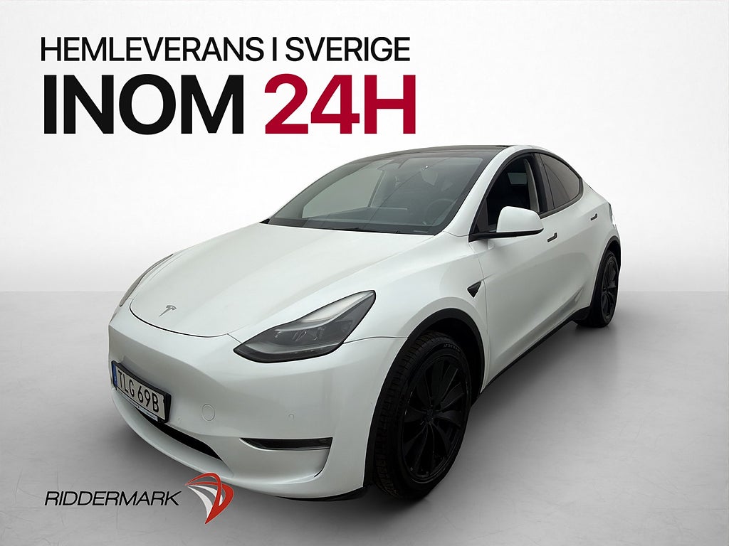 Tesla Model Y Long Range AWD Drag Autopilot Parkeringsklimat