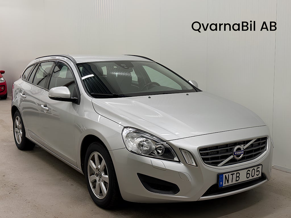 Volvo V60 D2 115hk Drag *1 ägare/K-rem bytt/0% ränta*