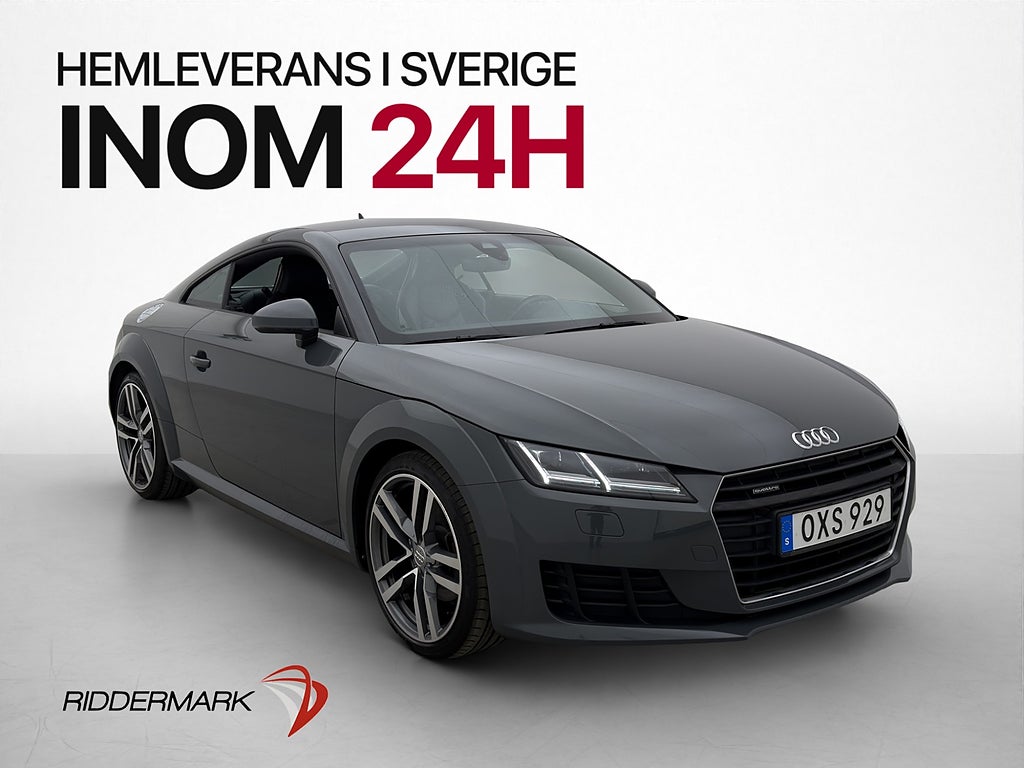 Audi TT 230hk Cockpit B&O M-Värm Sportstolar Navi LED