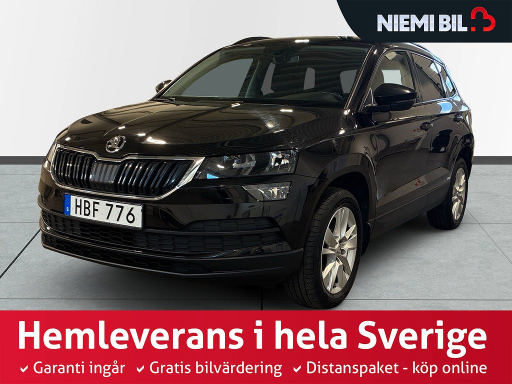 Skoda Karoq 1.0 TSI Drag Värmare Kamera S&V-däck Låg Skatt