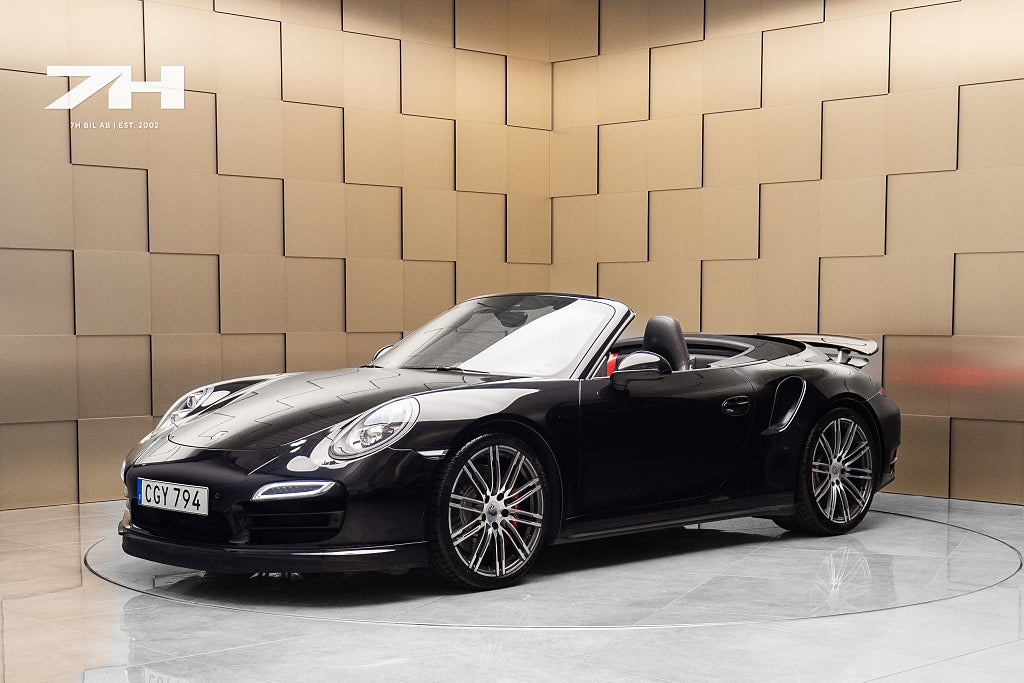 Porsche 911 Turbo Cabriolet / Sv.såld / Chrono / Farthållare