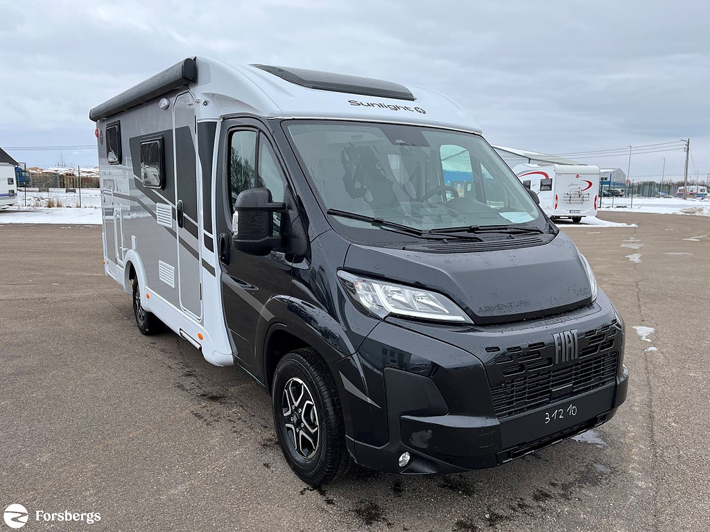 Sunlight Van V 66 Adventure Limited Edition! (FP) svart chassi och silver