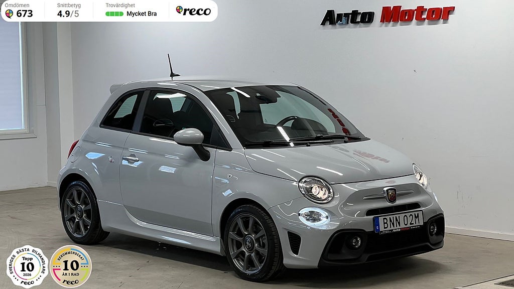 Abarth 595 1.4 T-JET 16V Manuell 165hk Skalstolar/Fullservad