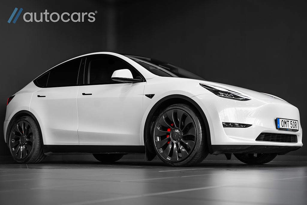 Tesla Model Y Performance 534hk AWD|Leasbar| 21" |Autopilot|Dragkrok