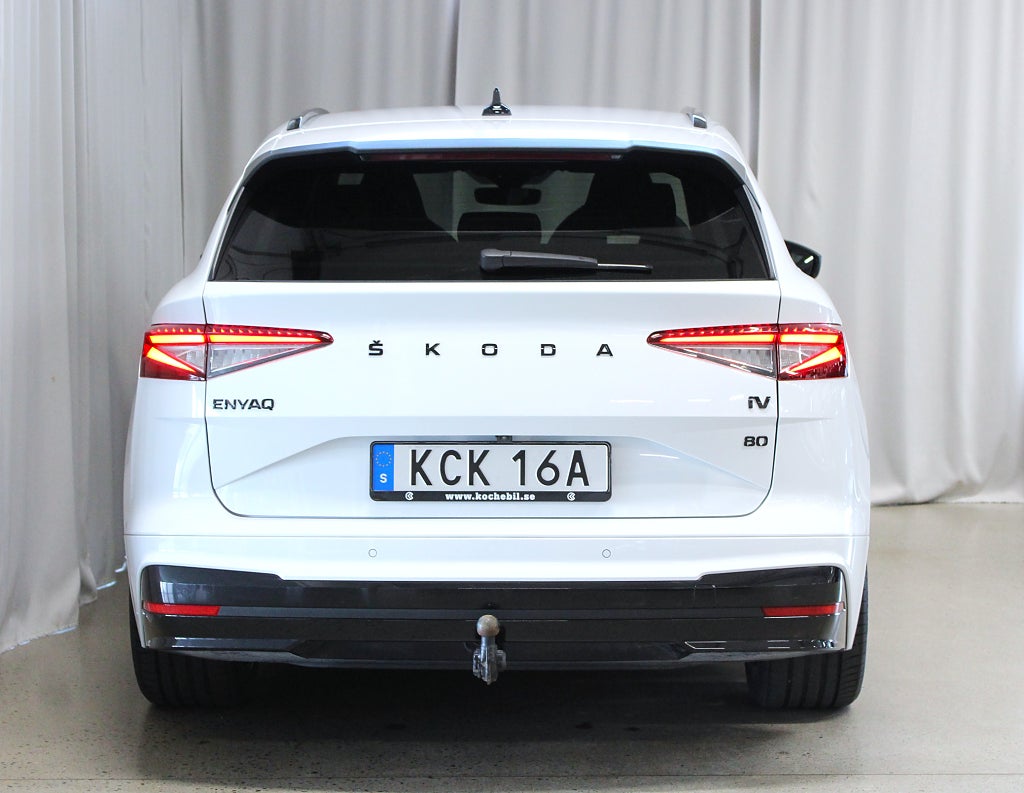 Skoda Enyaq iV 80 Sportline, Drag, S&V-hjul, SoH 96.2%