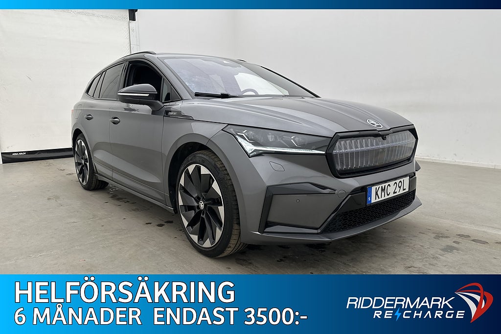 Skoda Enyaq 80 Sportline Värmare Pano HUD 360° Massage MOMS