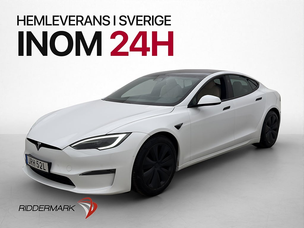 Tesla Model S Luftfjädring Kamera Dragkrok MOMS Svensksåld