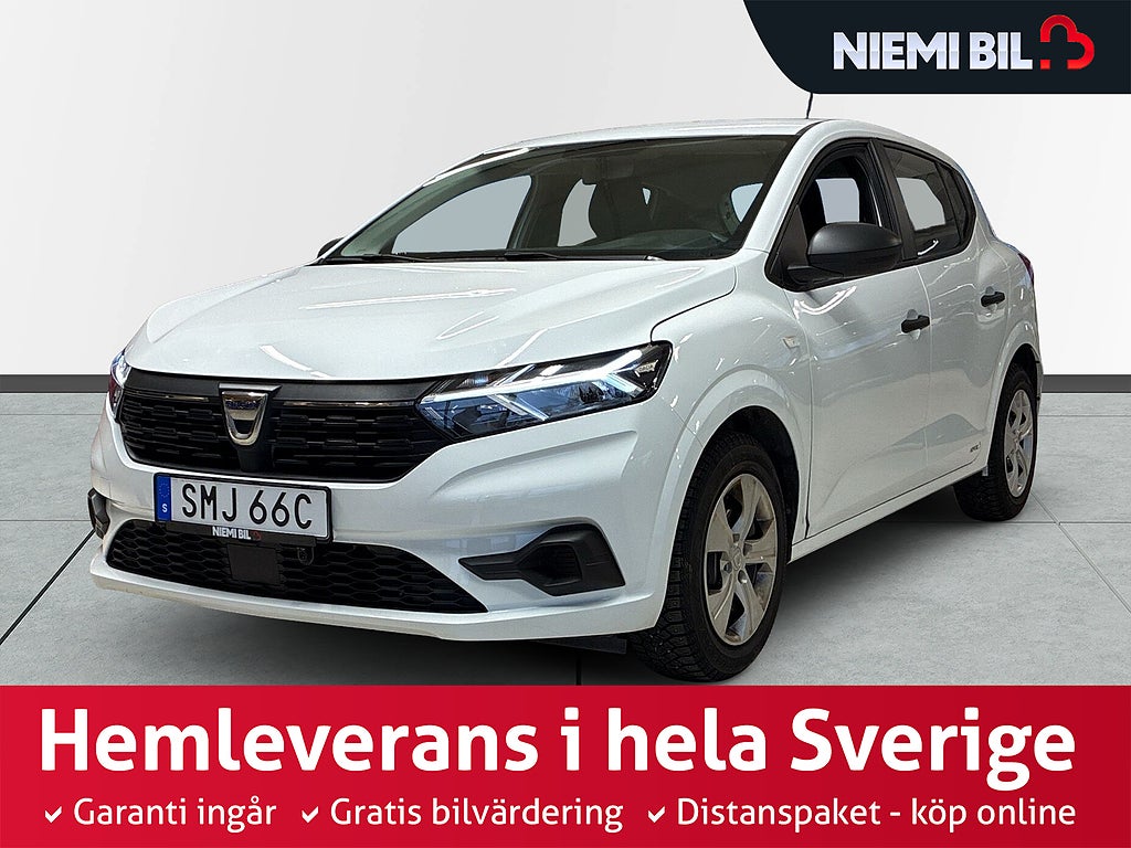 Dacia Sandero 1.0 TCe 91HK MOMS Motorvärmare Psensorer S&V-däck