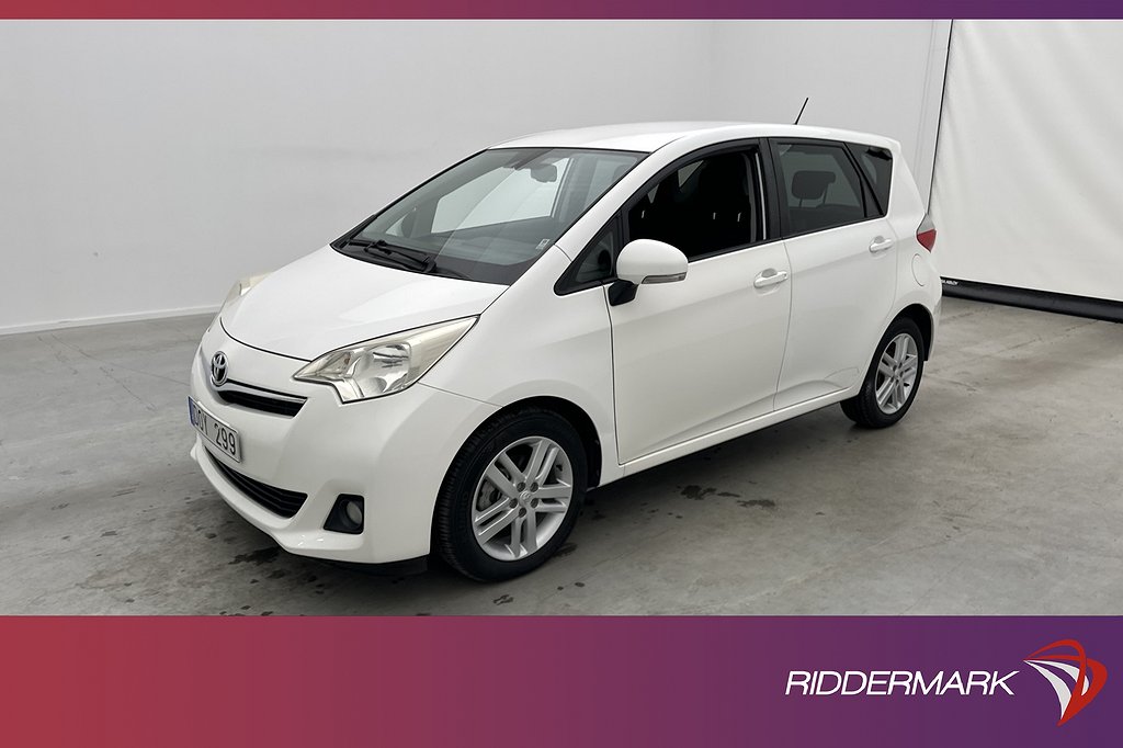 Toyota Verso-S 1.33 Dual VVT-i 99hk Kamera Värmare 0,5l/mil