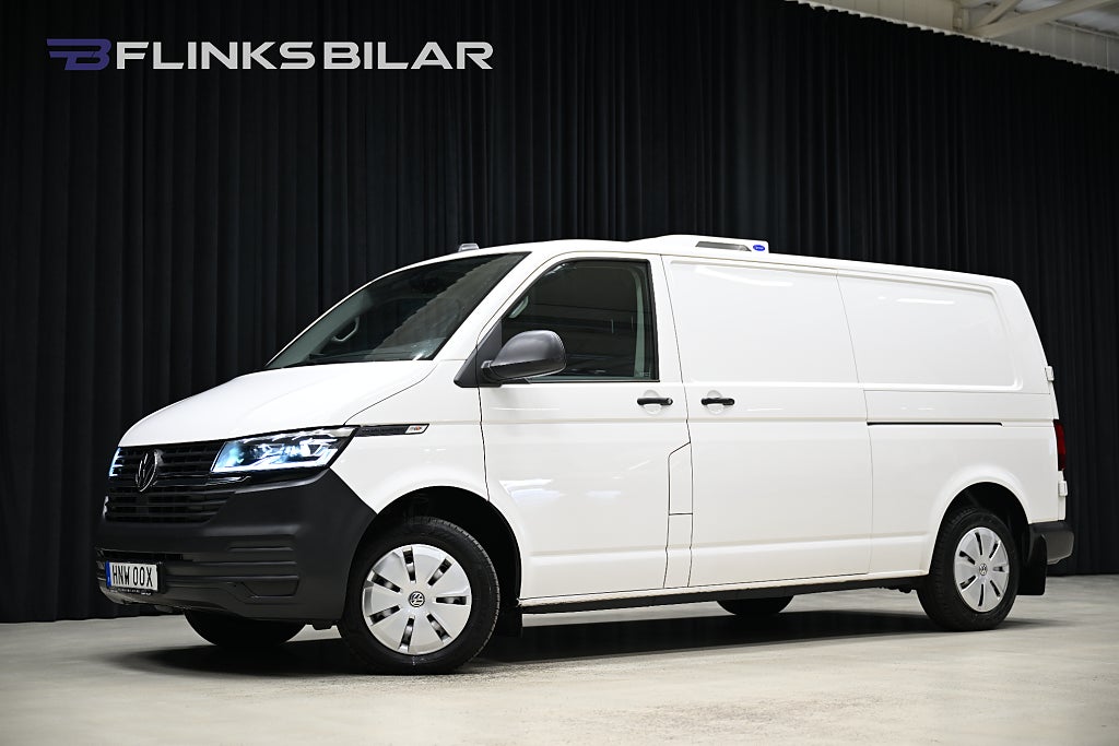 Volkswagen Transporter DSG 150HK L2 Kylbil|Nattkylka|Dubbeldörr|EnÄgare|Moms
