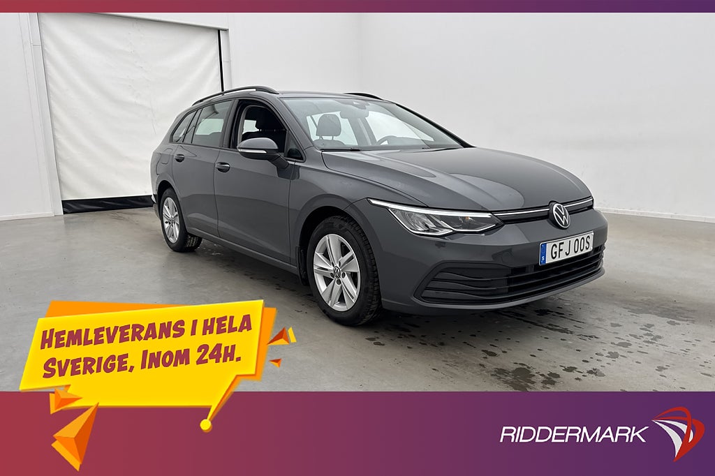 Volkswagen Golf 1.5 TGI 131hk Cockpit MOMS CarPlay Rattvärme